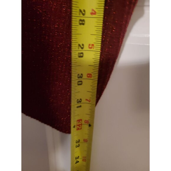 New with tags Apt. 9 Women's sparkly Holidays Red top Size 1X plus size - Picture 7 of 8